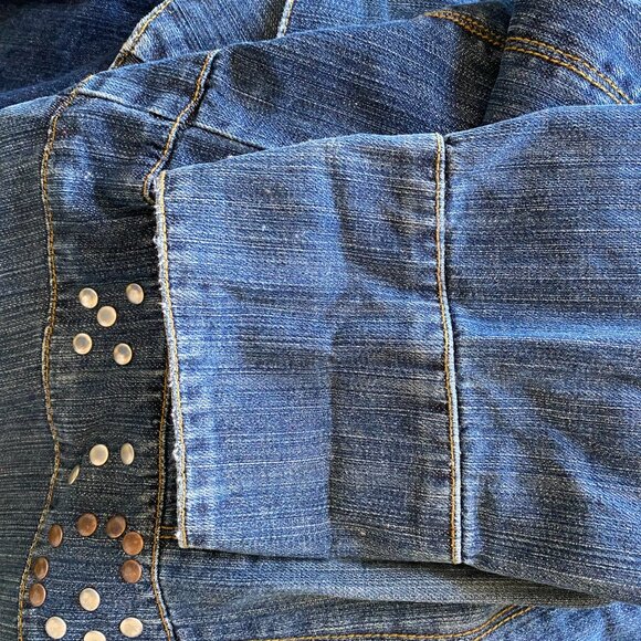 Faded Glory Denim Coat Vintage - Picture 6 of 16